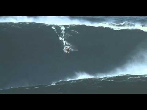 Surfing the biggest wave EVER! 90 Feet - Breathtaking! Record Breaking! Naz