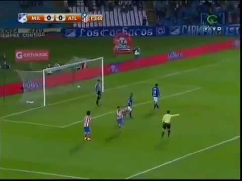 very amazing Goal Falcao (Millonarios 1 - 2 AtlÃ©tico Madrid) International