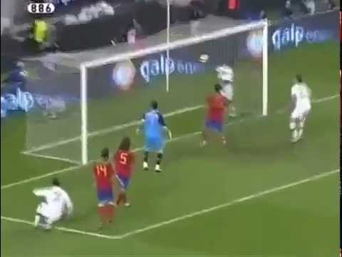 Glupi Nani zaustavlja prekrasan gol Ronalda (Portugal-Spanija)