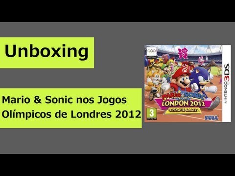 Unboxing Mario & Sonic nos Jogos OlÃ­mpicos de Londres 2012