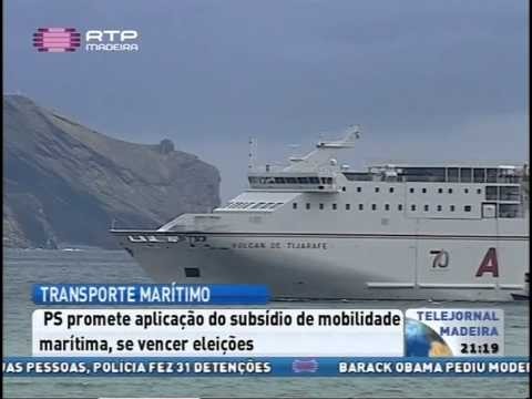 PS quer Retomar as LigaÃ§Ãµes via Ferry entre a Madeira e o Continente