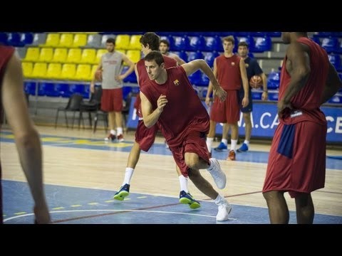 FC Barcelona - Bostjan Nachbar ya se entrena con el BarÃ§a de basket