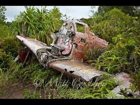 WW2 Japanese aircraft (zeros) and a WW2 landing strip in YAP