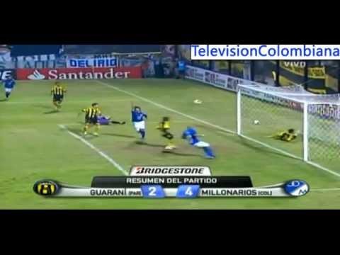 Millonarios 4 vs Guarani 2 - Copa Sudamericana 2012 - 30/Agosto/2012 - Gole