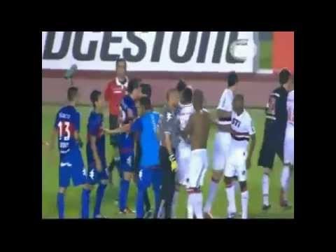 ConfusÃ£o no fim do 1Âº tempo   SÃ£o Paulo x Tigre   Final Copa