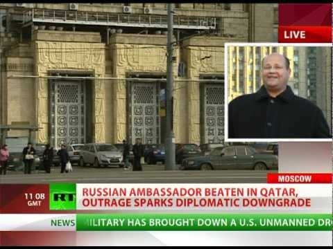 Qatar cut down after beating up Russia's envoy