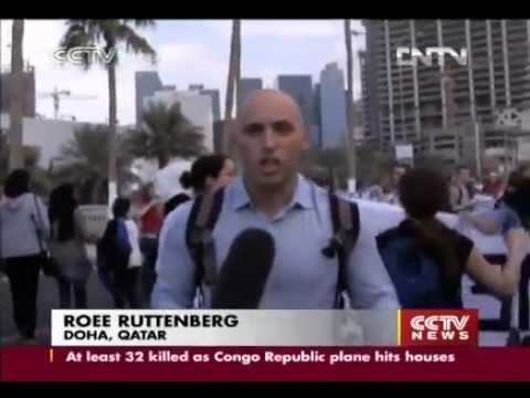Climate activists march in rare Qatar demonstration