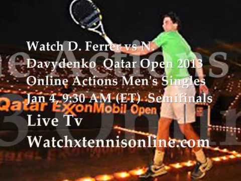 Online Tennis Stream Qatar Open 2013