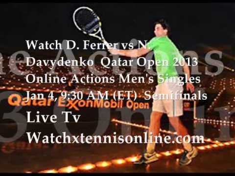 Watch Live Tennis Stream Qatar Open 2013
