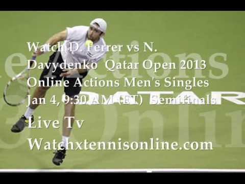 Davydenko vs Ferrer Qatar Open Semifinals Live Jan 4