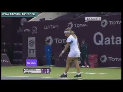 2013 Qatar Total Open: Rd 2 - Marion Bartoli vs. Svetlana Kuznetsova (Highl