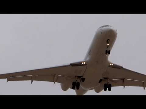 Qatar Executive Bombardier Global 5000 (A7-CEE) windy landing at Doha Int [