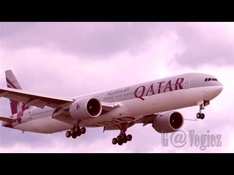 Qatar landing at CYUL 11-Aug-2013