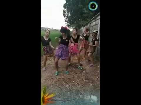 These women dancing at the field