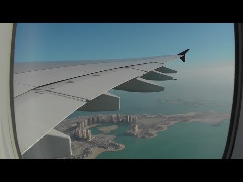 Qatar Airways Airbus A380 âœˆ Departing Doha Hamad International