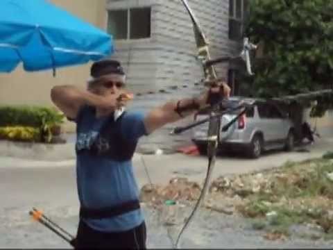 Archery in Bangkok (14): My shooting form (June 2010)