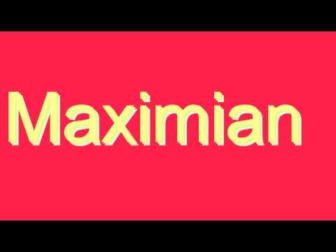 Maximian Definition