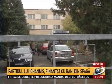Partidul lui Iohannis finantat cu bani din spaga