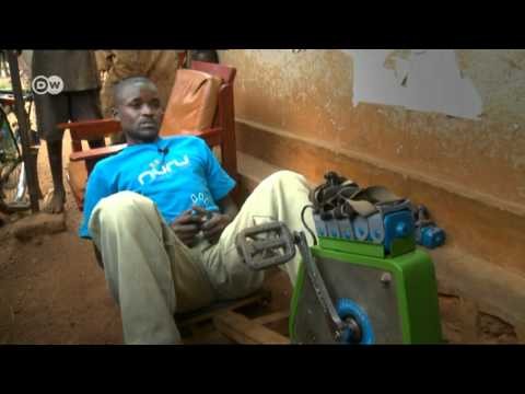 Pedal power to recharge light in Rwanda | Global ideas