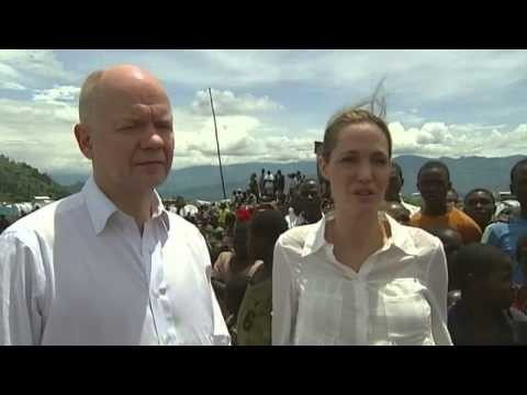 Angelina Jolie and William Hague visit Africa to raise awareness of sexual 