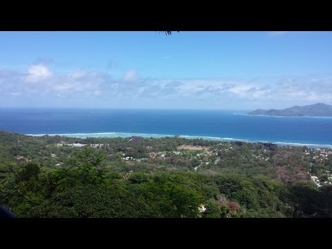 Seychelles - La Digue - Vista panoramica dal Bar Bellevue - Agosto 2013 HD