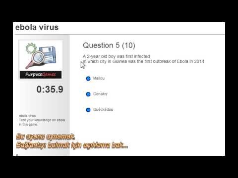 Ebola virÃ¼sÃ¼