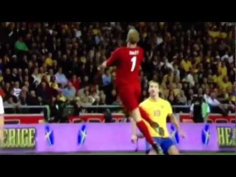 Zlatan Ibrahimovic bicycle goal - Sweden - England 4-2 Full HD