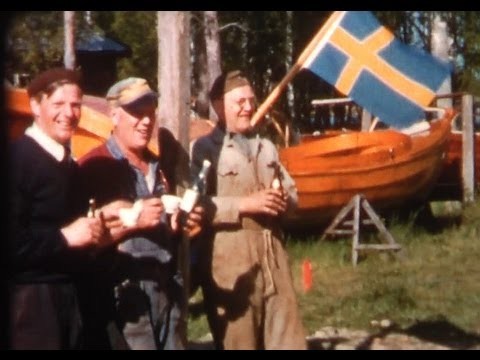 Unik film frÃ¥n KullÃ¶ 1957 Kalmar Sverige  (Sweden 1957)