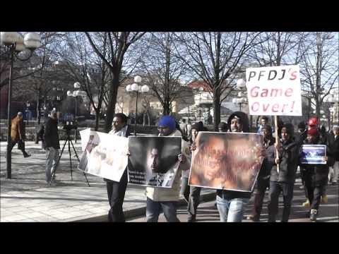 Eritrean Manifestation in Stockholm