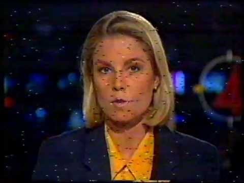 TV SAT Archive - 1996 - TV4 (Sweden) - Female Newscaster