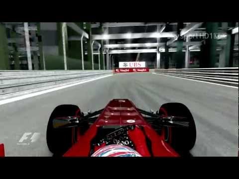 F1 2012 Codemasters Thorsen Onboard at Singapore
