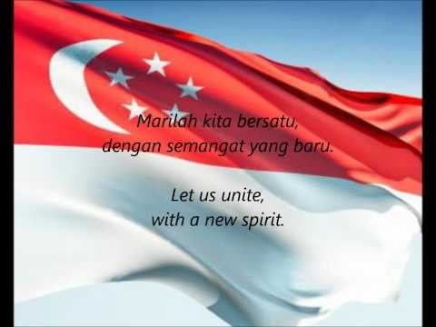 Singaporean National Anthem - \Majulah Singapura\ (MS/EN)