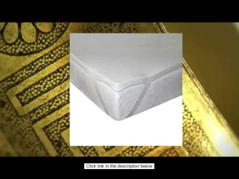 Sleep Master 1.5-Inch Sleeper Sofa Memory Foam Mattress Topper Full Wide