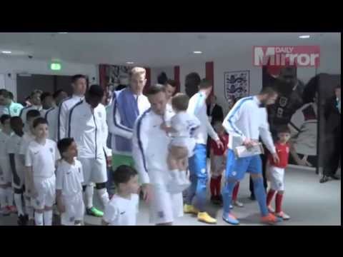 Watch Wayne Rooney and sons Kai and Klay in Wembley tunnel ahead of 100th c