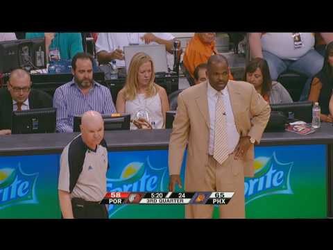 The Worst Foul Ever - Joey Crawford - Suns vs Blazers Playoffs 2010 [HD]