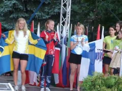 JWOC 2012 - middle distance - Prize giving ceremony - woman