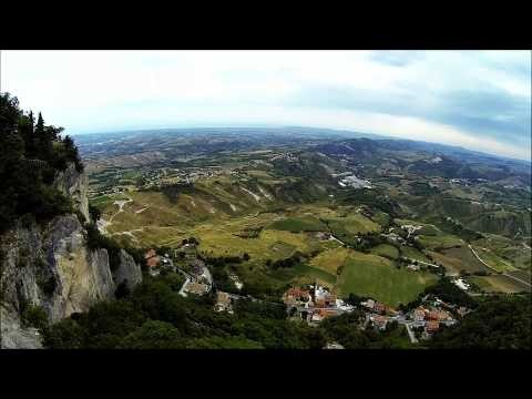 San Marino from the sky