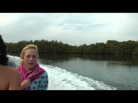 boot rit door de mangrove Senegal