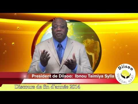 Diisoo Senegal: Discours de fin d'annÃ©e 2014 du President Ibnou Taimiya Sy