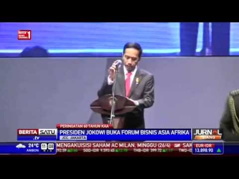 Jokowi Buka Forum Bisnis Asia Afrika di JCC