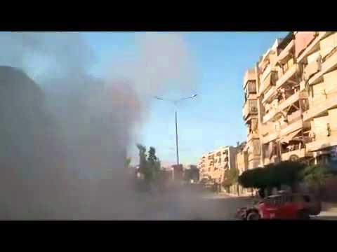 Aleppo: The raid targeted a building with homemade rockets 12 september 201