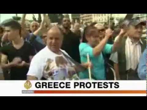 News Bulletin - 21-30 GMT - Greece Protests - Syria Conflict - Campaigner S