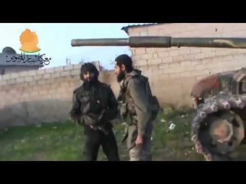 Syria Freedom Fighters Bring Tank to Aid in Eastern Front Battle Against As