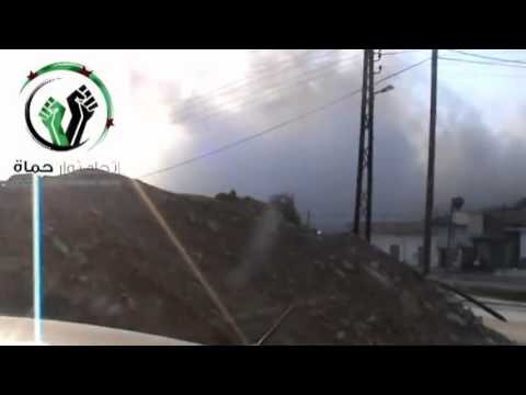 Syria: Smoke Rising From Shelling In Lattameneh