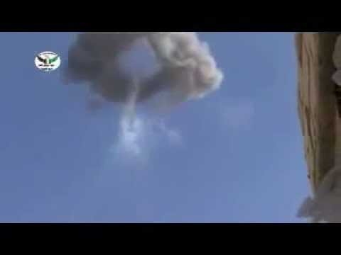 SYRIA ; Rebels Shoot Down MILITARY HELICOPTER. AMAZING Tape 2013