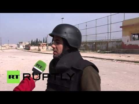 Syria: Civil war razes village to ground