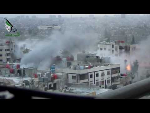 Syria - FSA brigade Haroon Rashid clashes with SAA