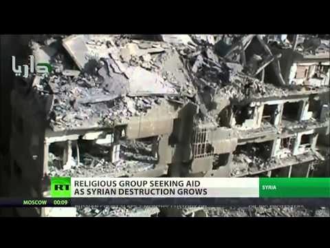 Historic Syrian town asks for aid as destruction grows