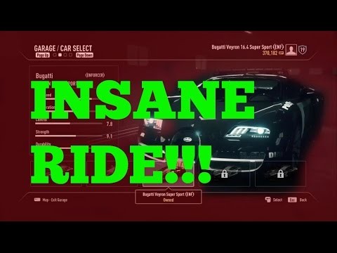 Need for speed Rivals - Unlocking Bugatti Veyron (Insane Ride)