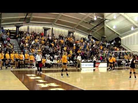 09.05.14 Wyoming Volleyball vs. Ball State Highlights & Reax